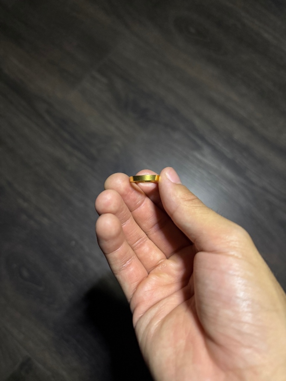 Mens Gold Pinky Ring